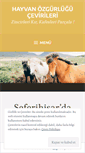 Mobile Screenshot of hayvanozgurlugucevirileri.com