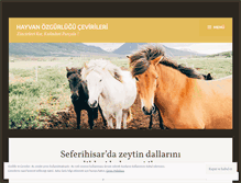 Tablet Screenshot of hayvanozgurlugucevirileri.com